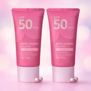 Japan Sakura Sunscreen SPF 50  ২ পিচ